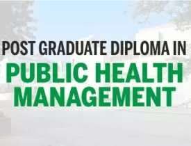 Online Course Pg diploma in public health management